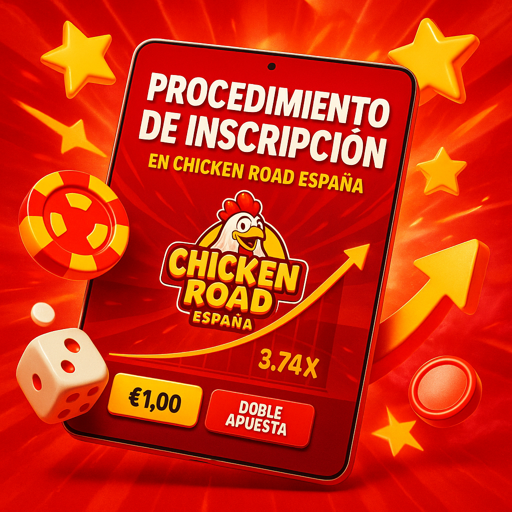 Procedimiento de inscripción en Chicken Road España